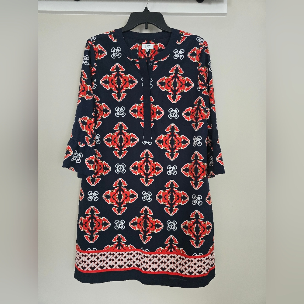 Crown & Ivy Fox Print Shift Dress